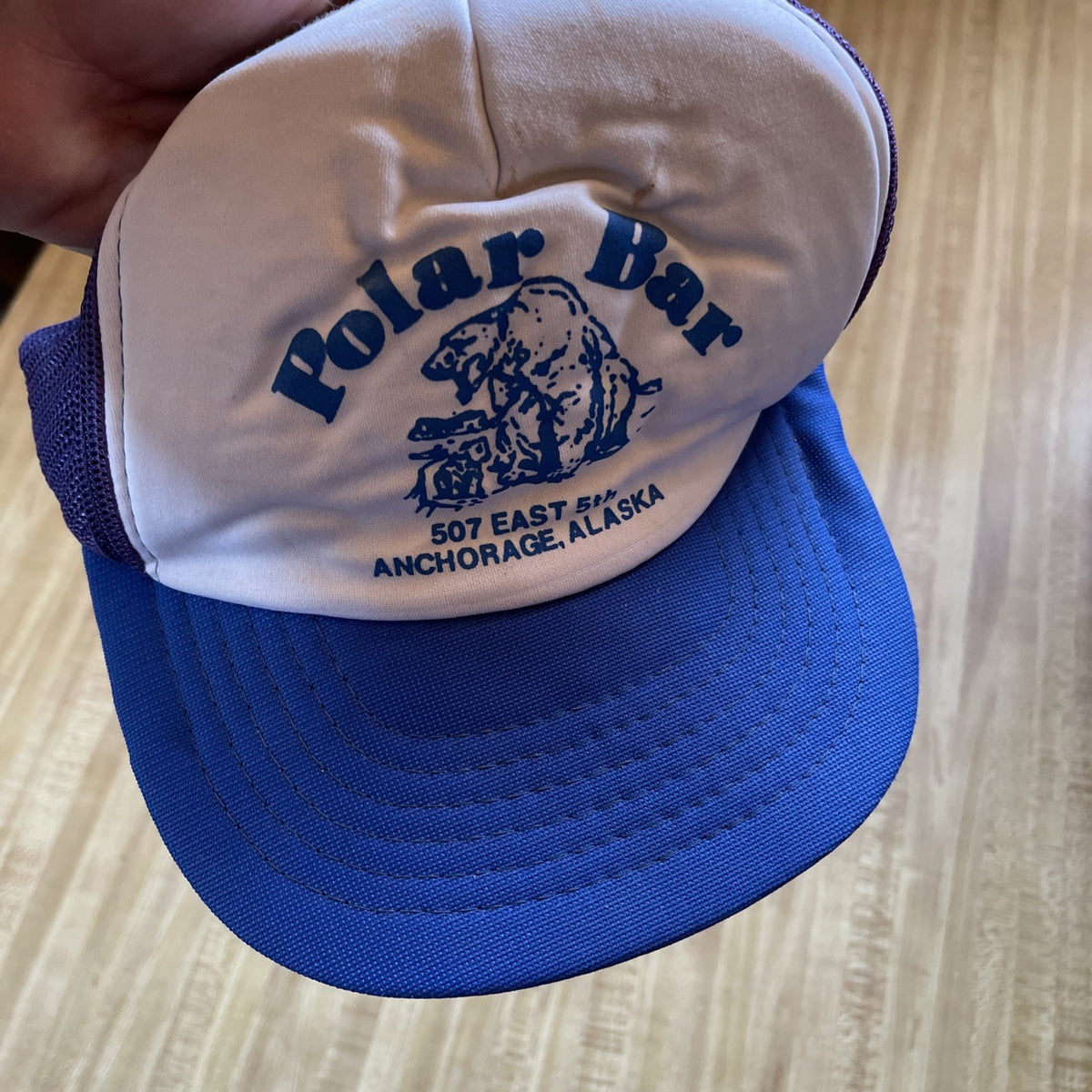 Vintage Polar Bar Anchorage Alaska SnapBack 