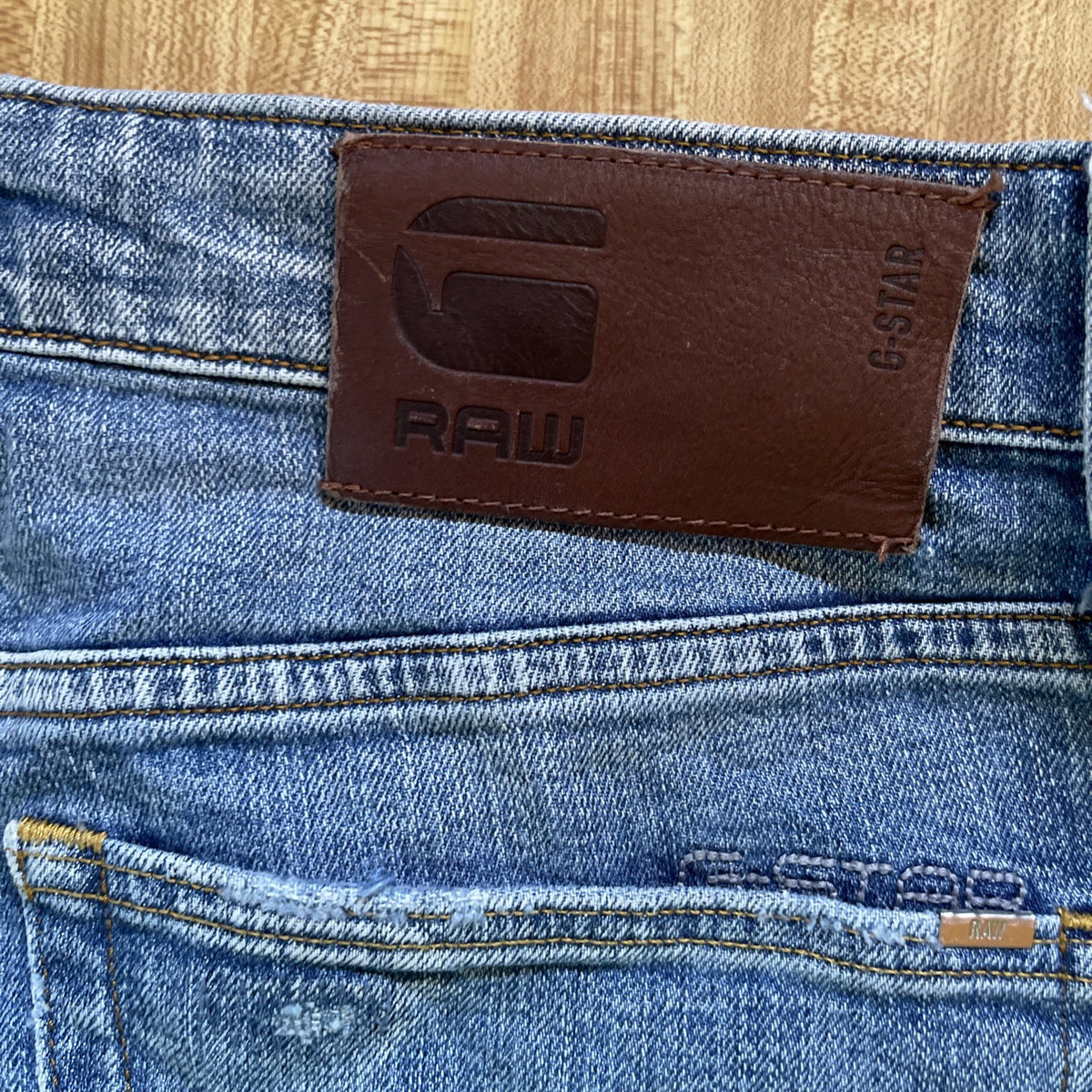 G Star Raw 3301 Slim Restored Denim Jeans 30/32
