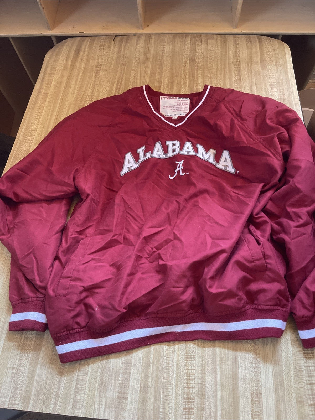 Pressbox Alabama Windbreaker Large 