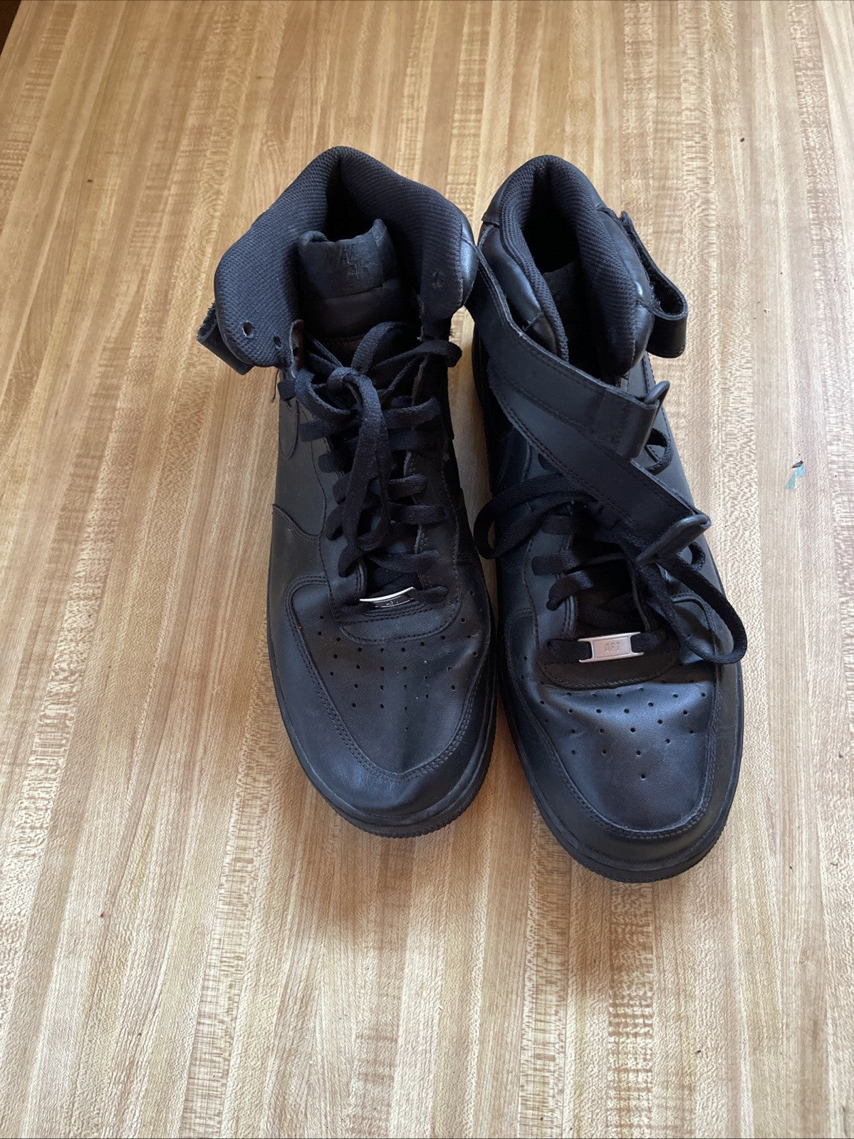 Nike AF1 High Top Sneakers Black Size 14