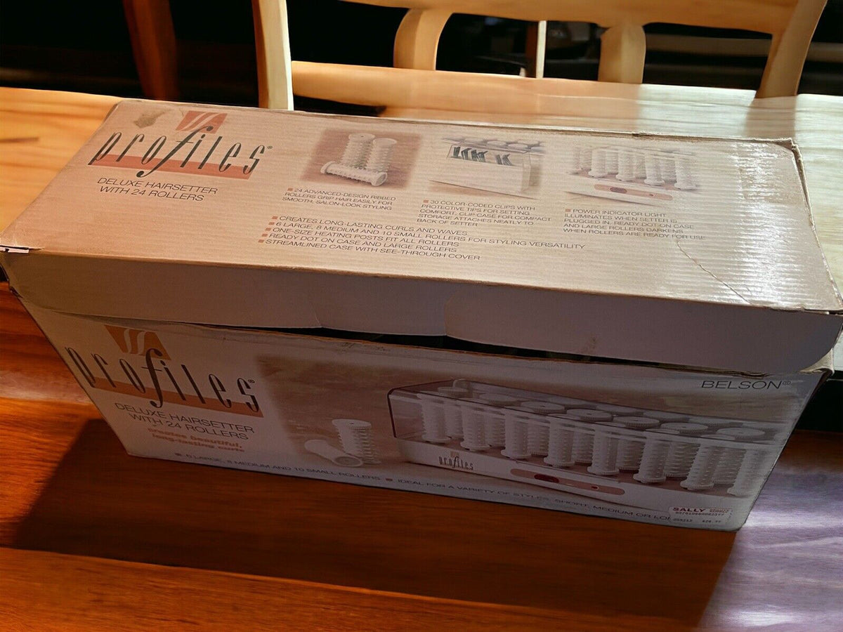 Belson Profiles Hair Curlers Deluxe Hairsetter  24 Rollers