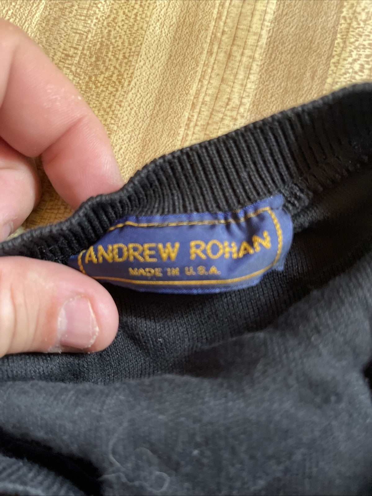 Andrew Roman Sweater Vest Vintage Made In USA XL