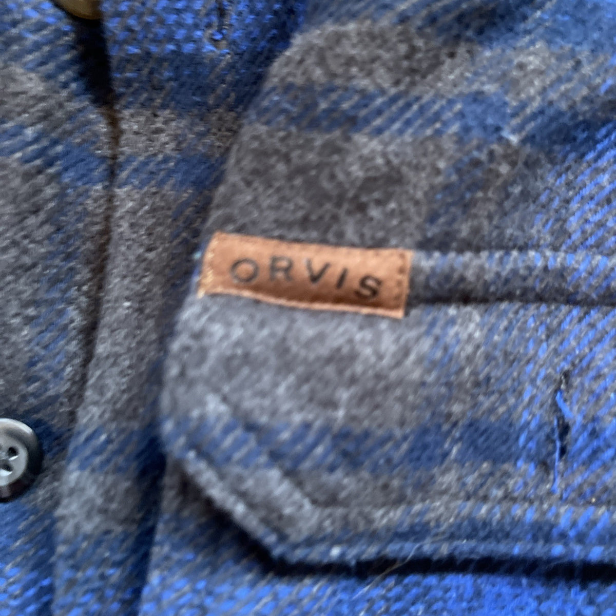 Orvis Heavy Flannel Shacket Small 