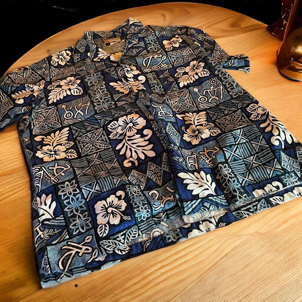 Hilo Hattie Hawaiian Shirt Large 