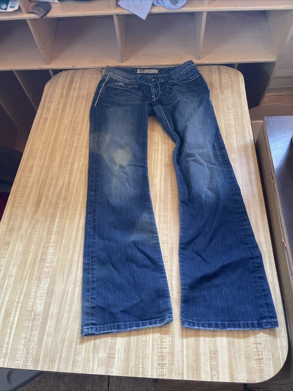 BKE Stella Jeans 27/31.5 Flap Pockets 