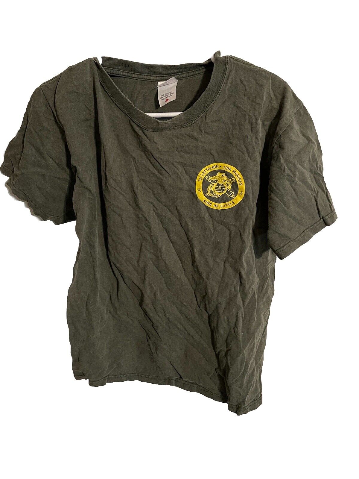 Marines King Of Battle T Shirt Medium 