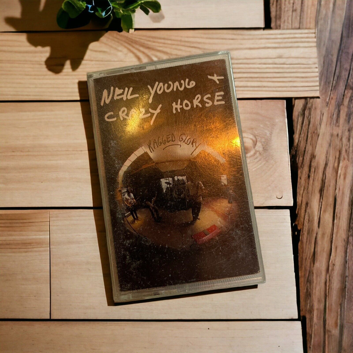 Neil Young + Crazy Horse ‎Ragged Glory CASSETTE ALBUM Alternative Rock, Country 