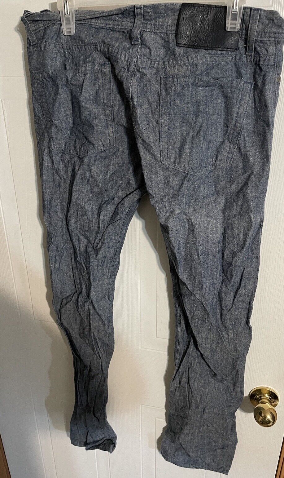 Naked & Famous Weird Guy Pineapple Selvedge Chambray 32x32