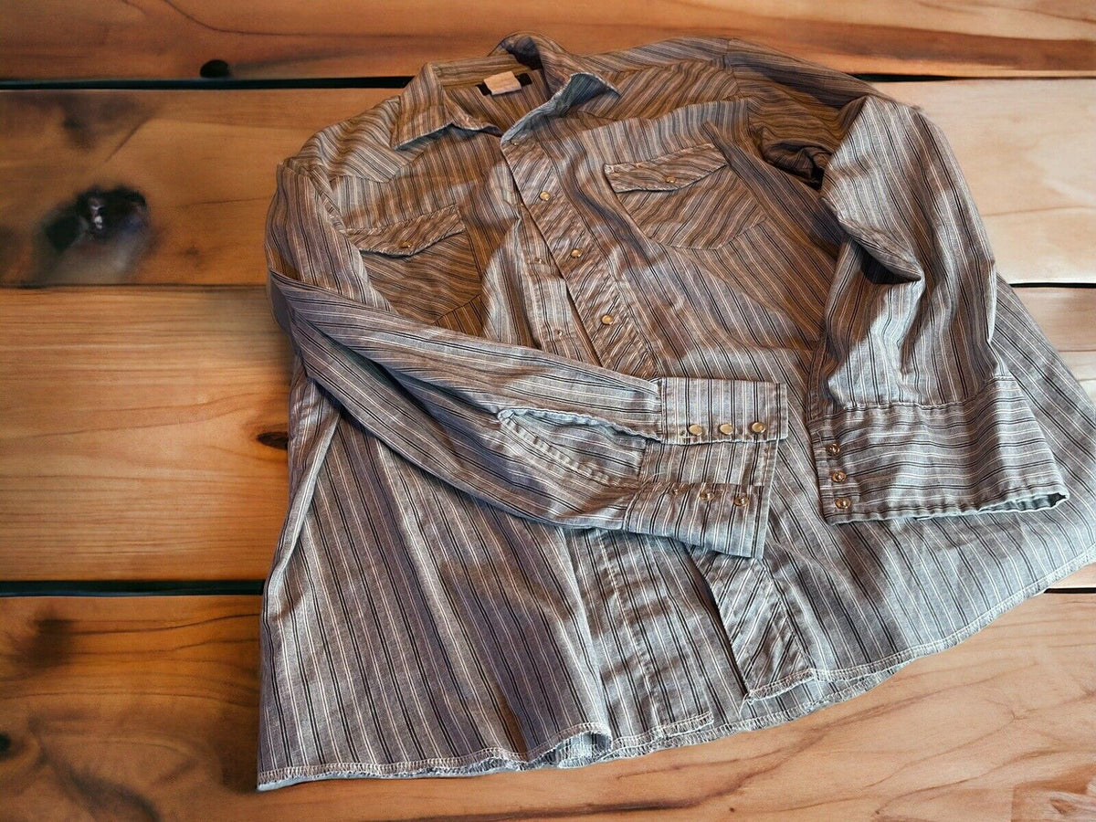Wrangler Pearl Snap XL