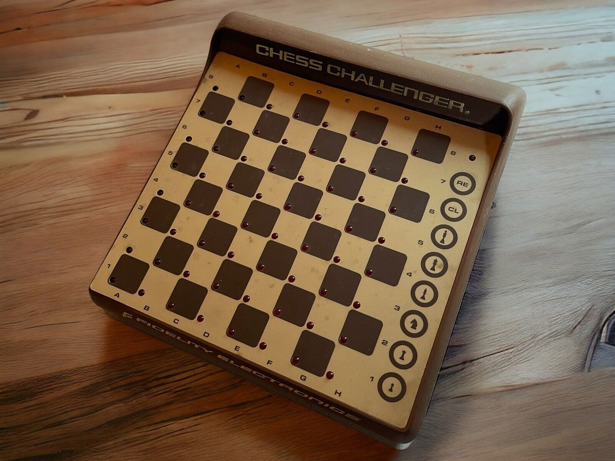 Fidelity Electronics Chess Challenger As Is For Parts Button Is Stuck 