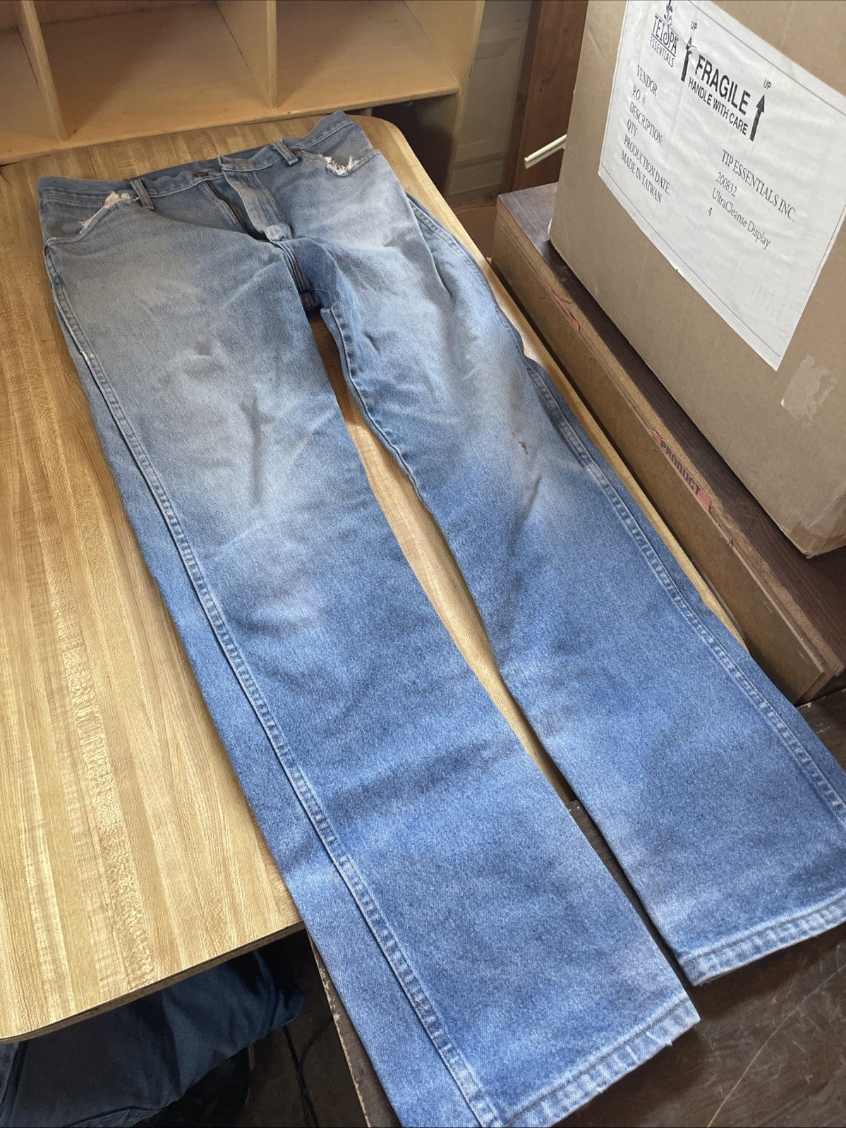 wrangler 13mwz jeans 35x36