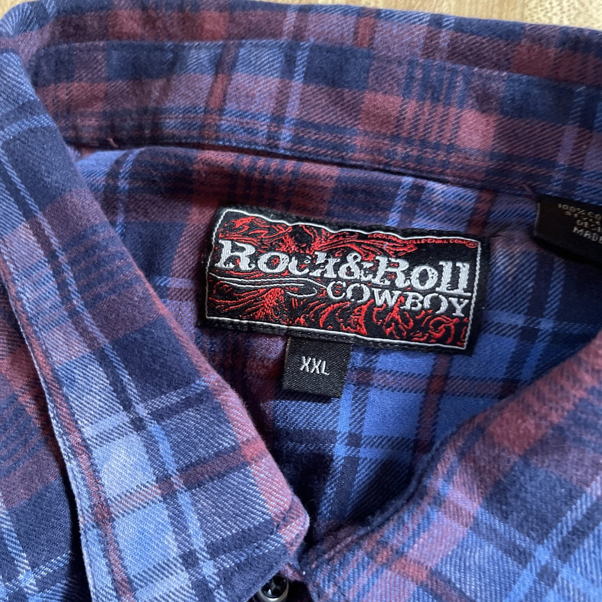 Rock & Roll Cowboy Pearl Snap XXL 