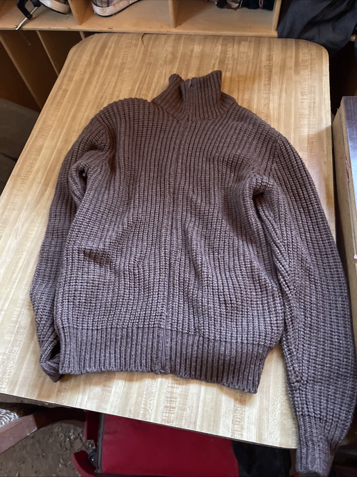 Vintage Oh!rbachs Full Zip Sweater Large