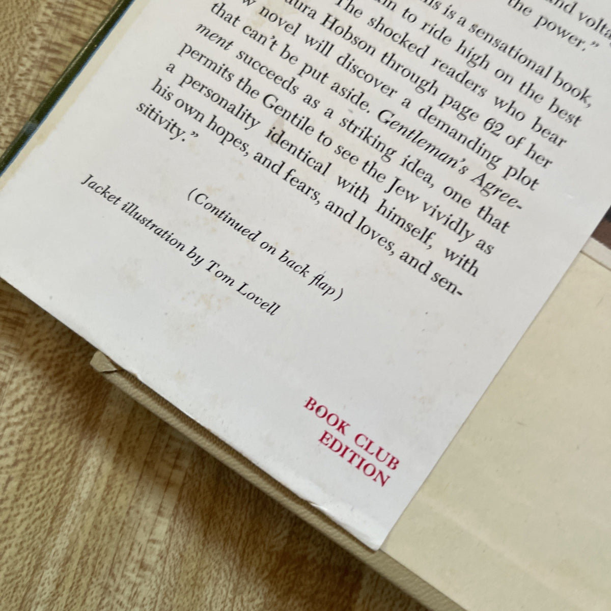 Gentleman’s Agreement Hardcover 