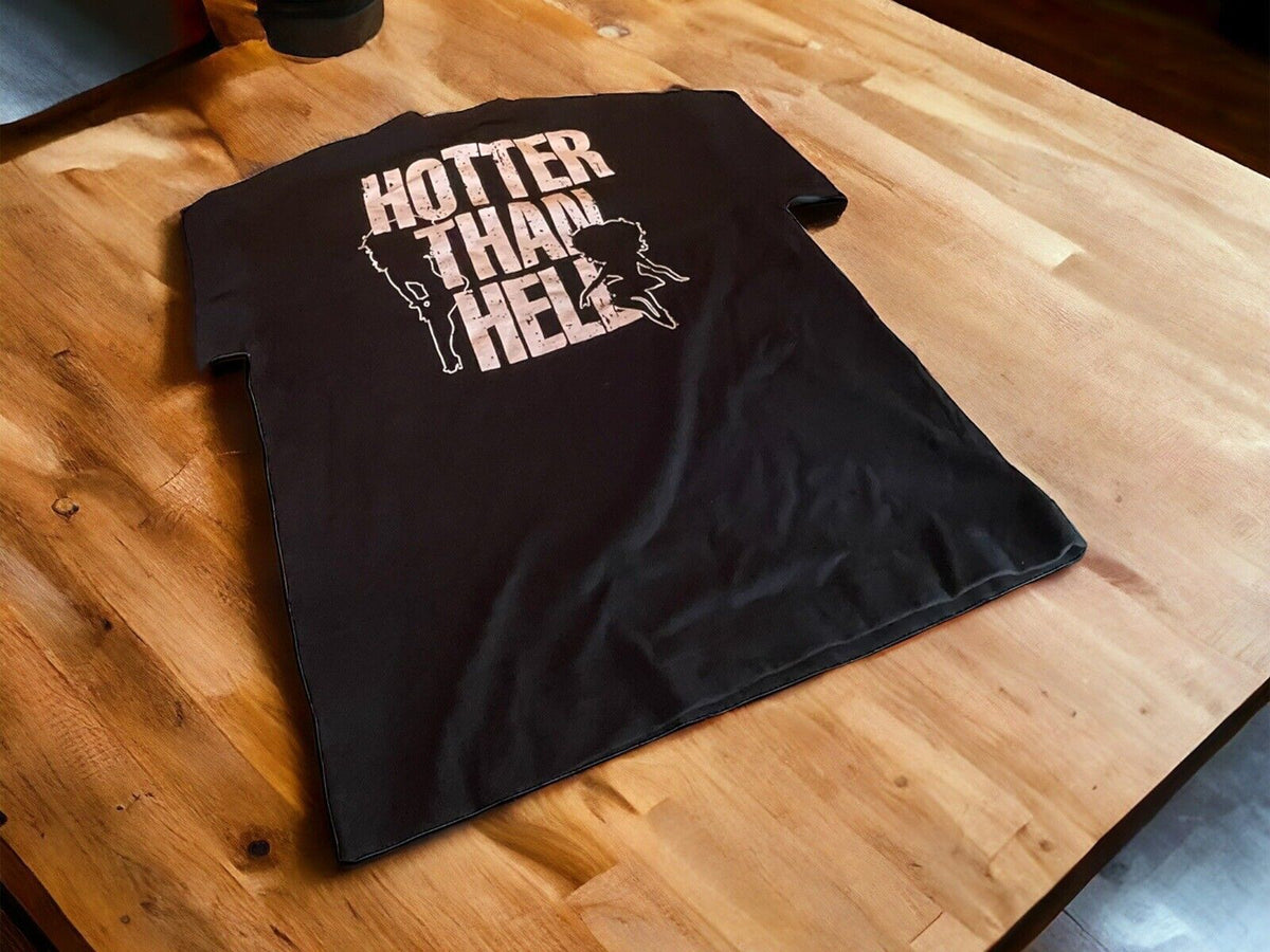 Hotter Than Hell Betty Boop Pocket Tee Medium 