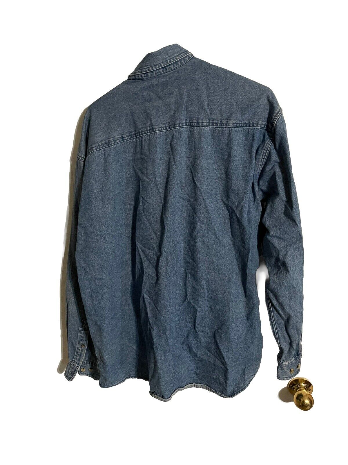 Brickyard Authentic Indianapolis Motor Speedway Denim Shacket XL