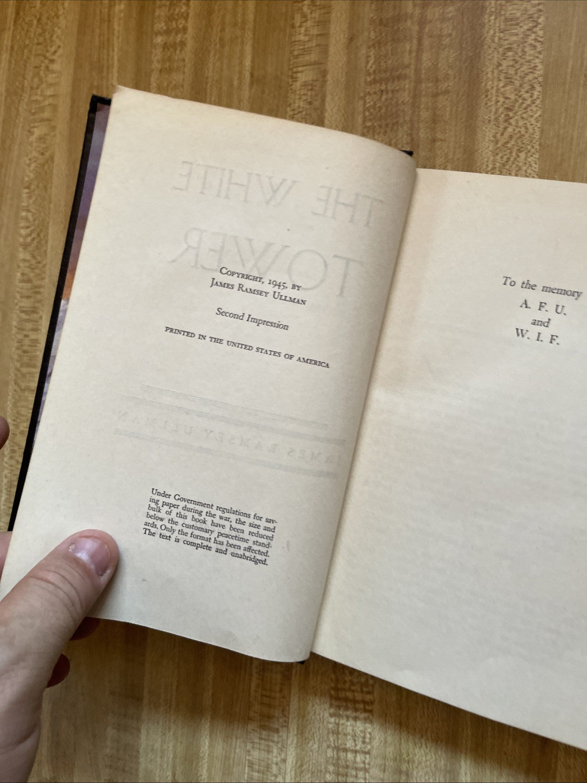 The White Tower Hardcover 