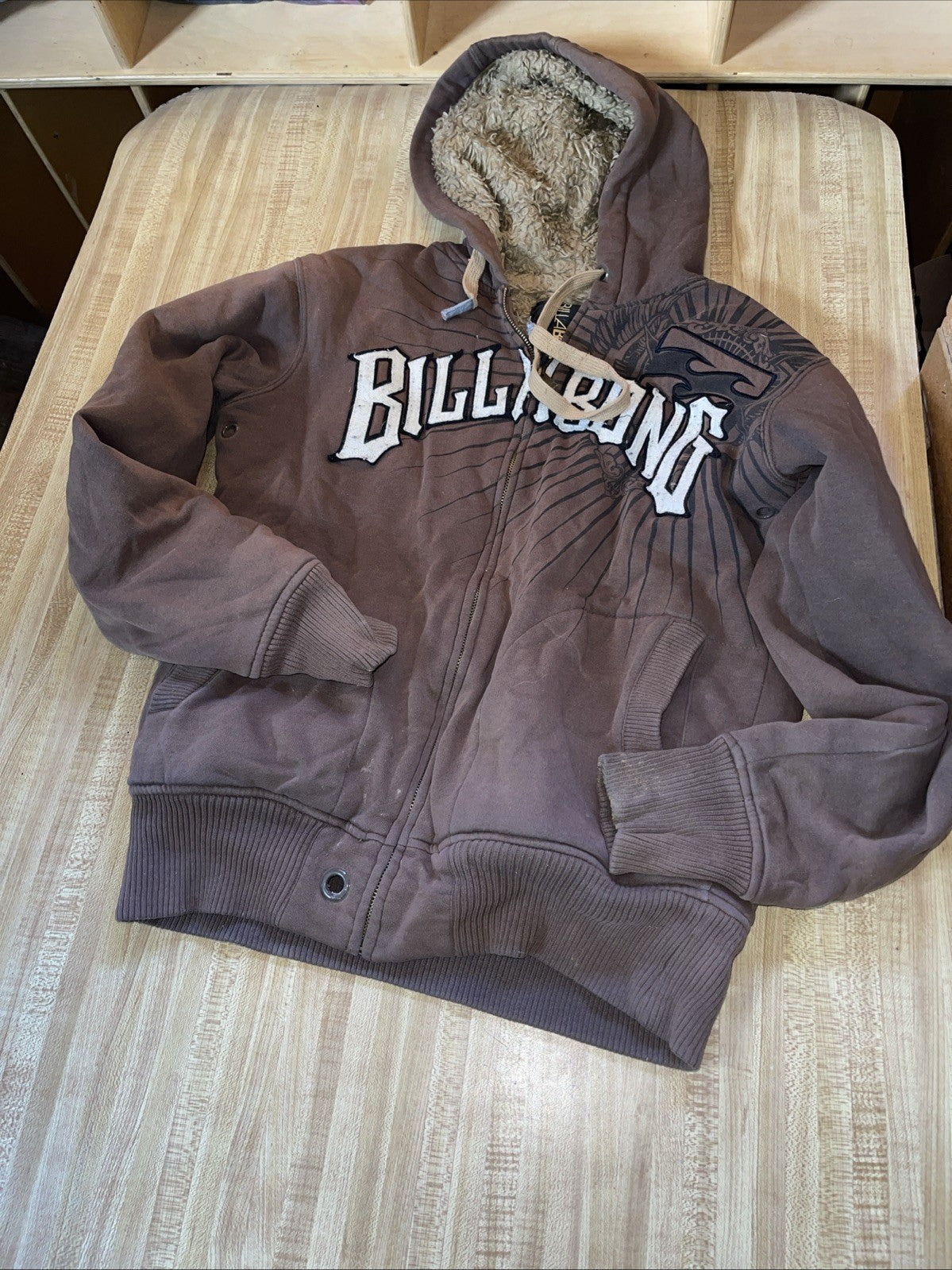 Billabong Full Zip Hoodie Small 