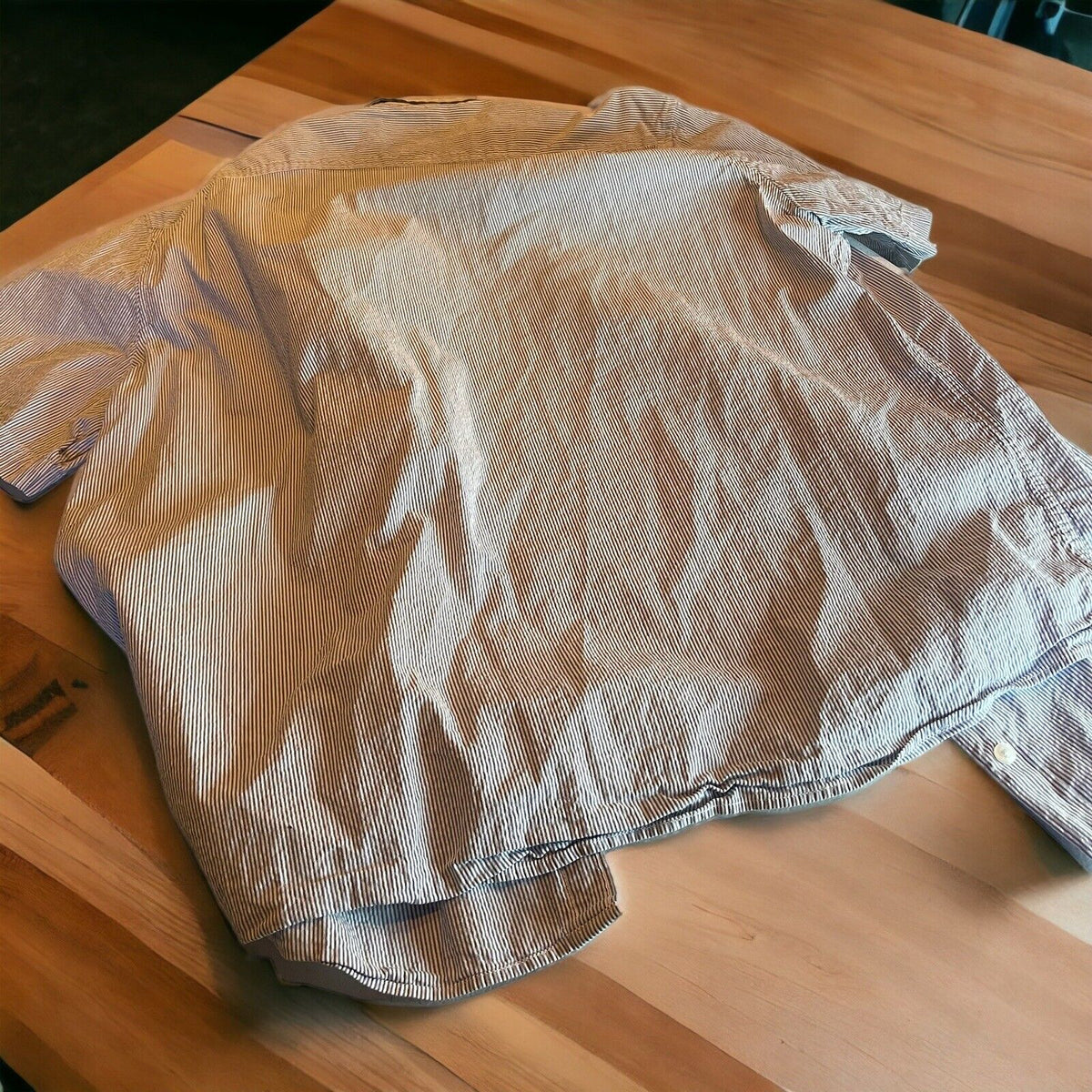 LL Bean Slightly Fitted Organic Cotton Button Up Shirt XL