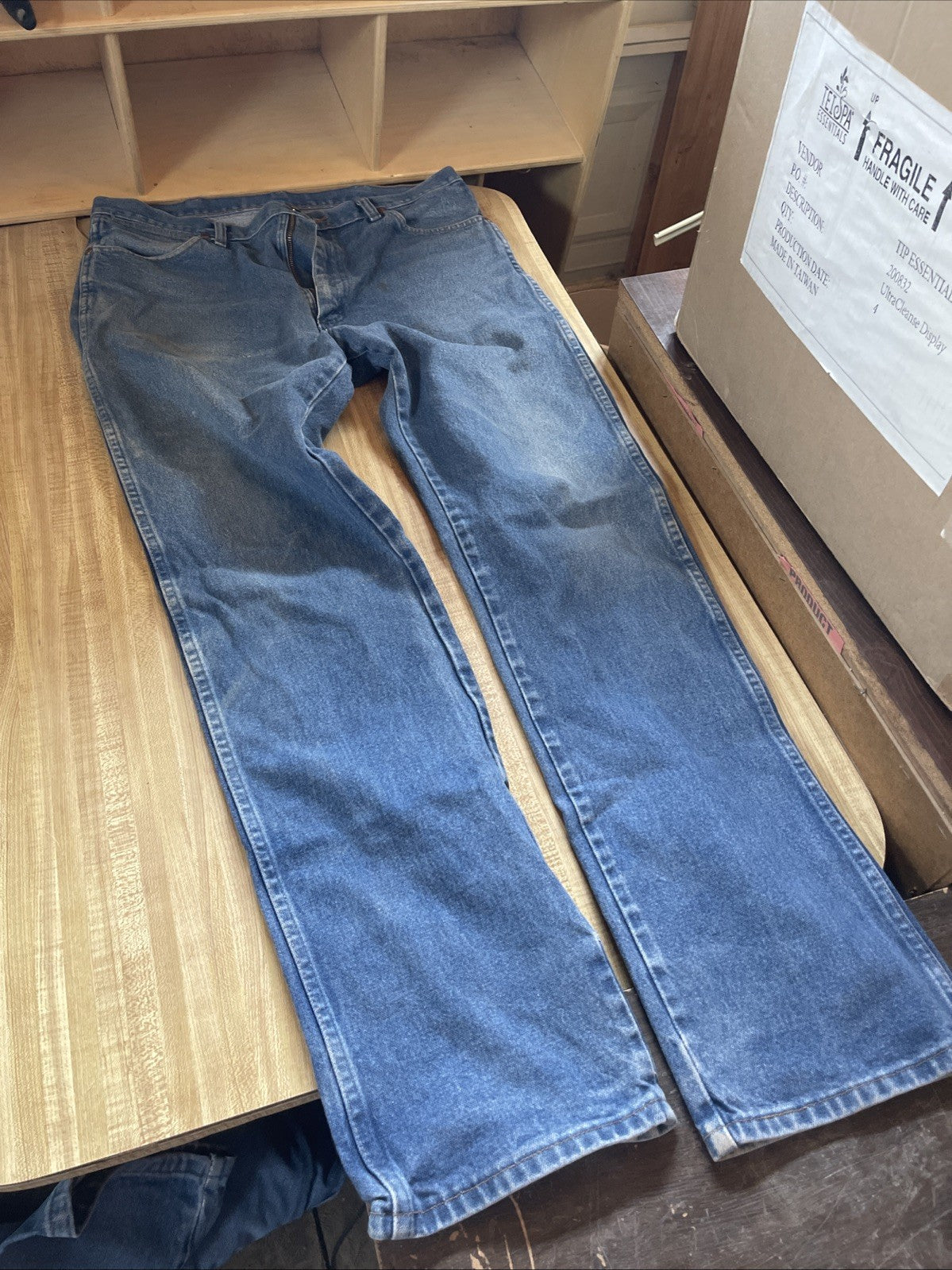 wrangler 13mwz jeans 36x36
