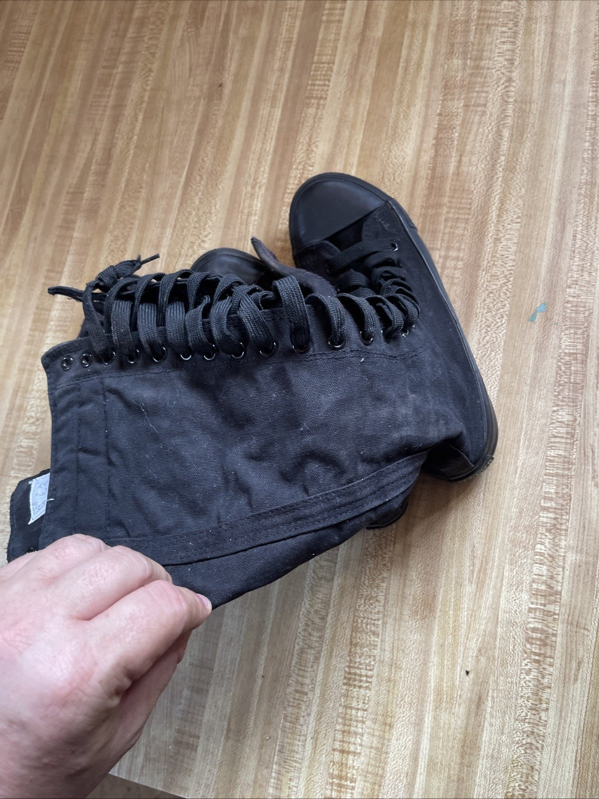 Leinier Knee High Side Zip Sneakers 38 7.5