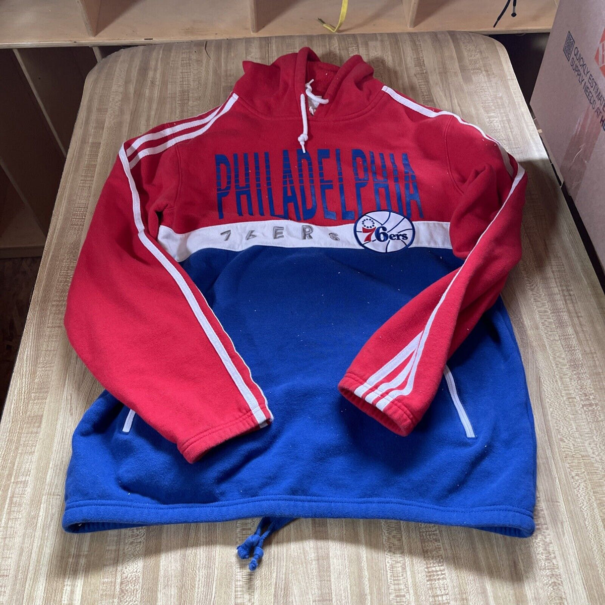 Adidas Philadelphia 76ers Hoodie Medium 