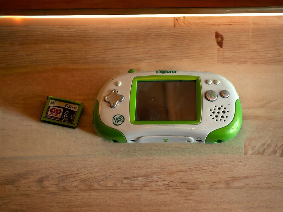Leapster Explorer With Star Wars The Clone Wars Game