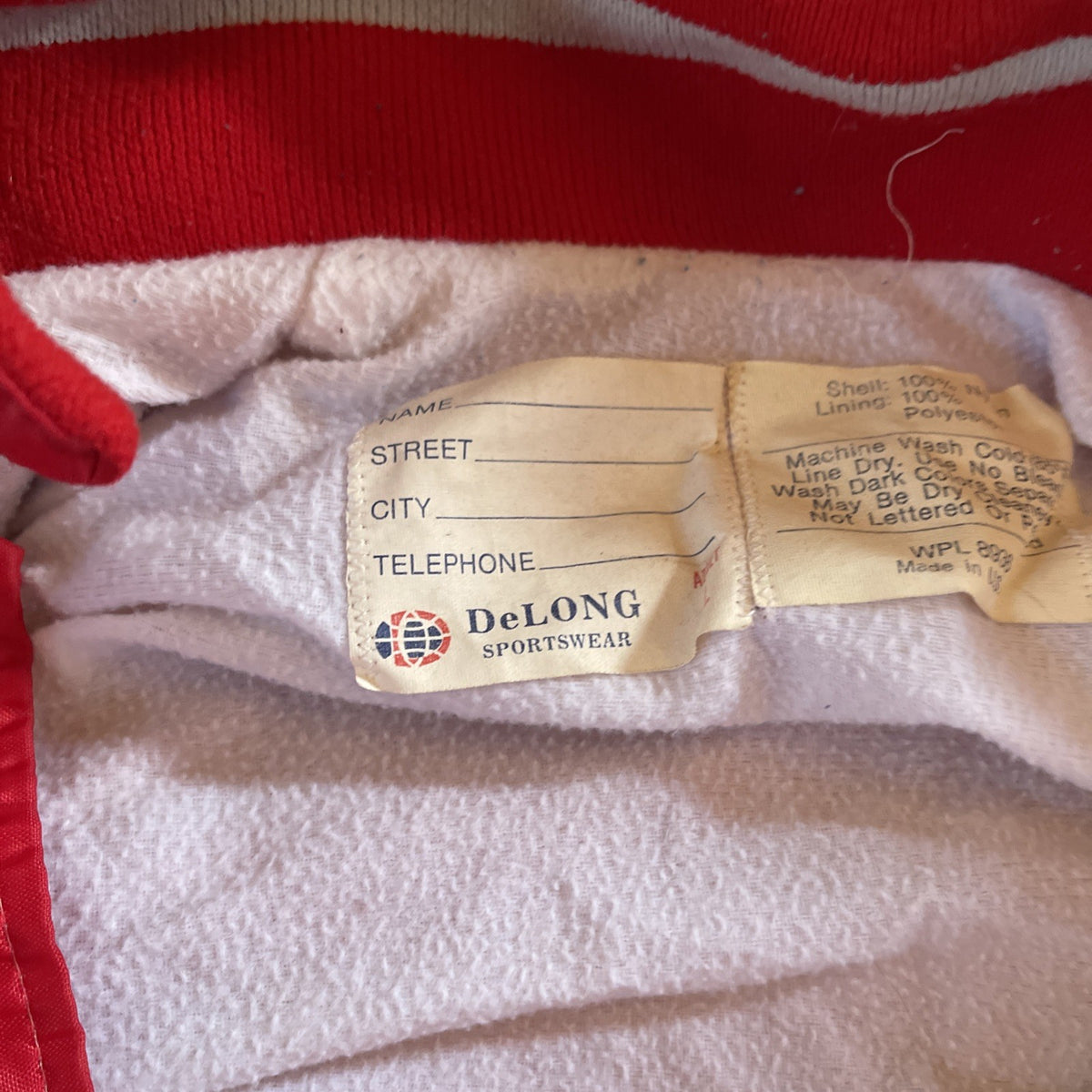 vintage delong  jacket Large 