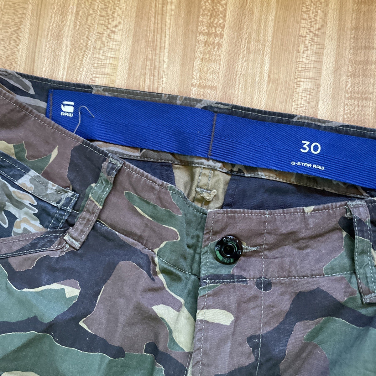 G Star Raw Camo Cargo Shorts 30