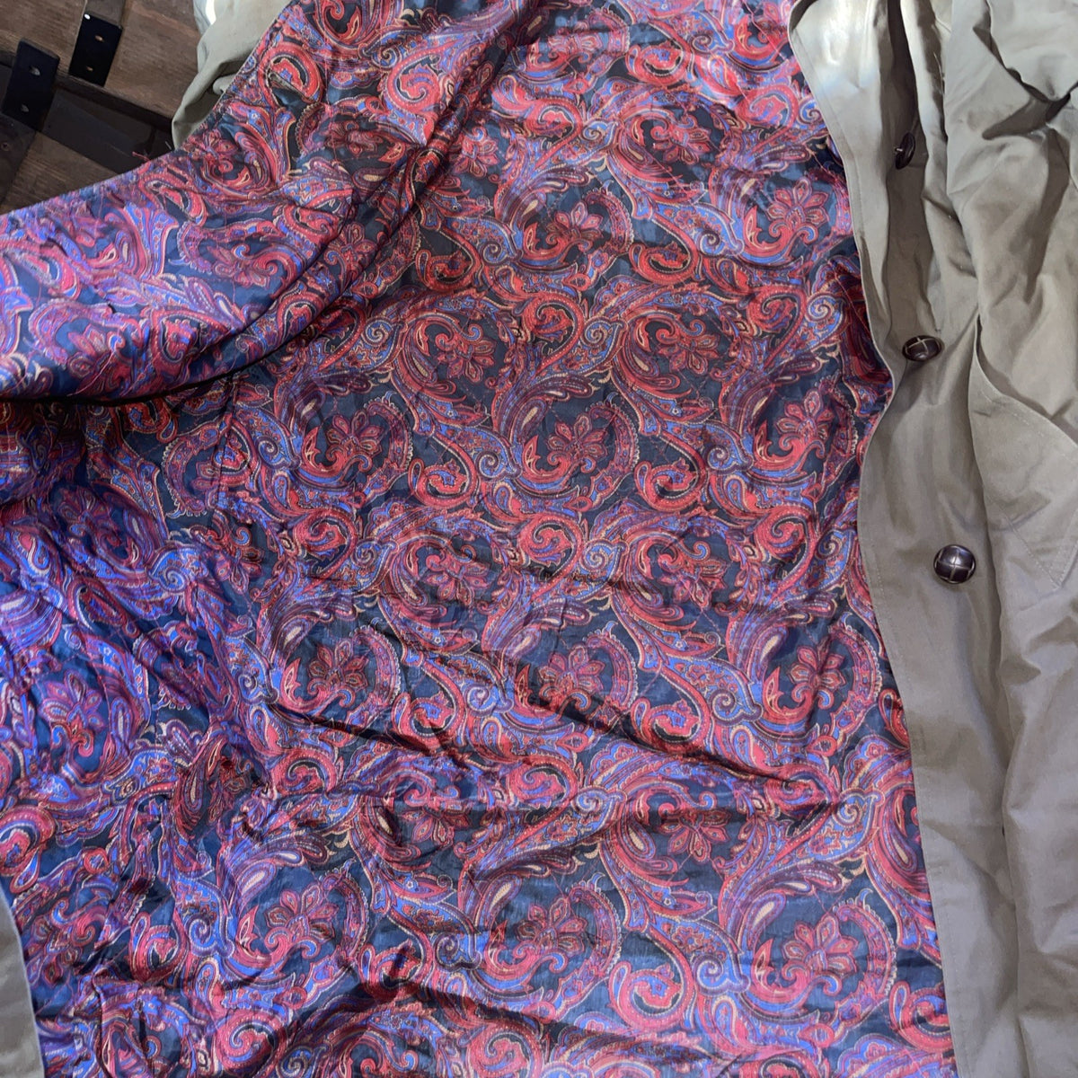 Vintage Saxton Hall Trench Coat 
