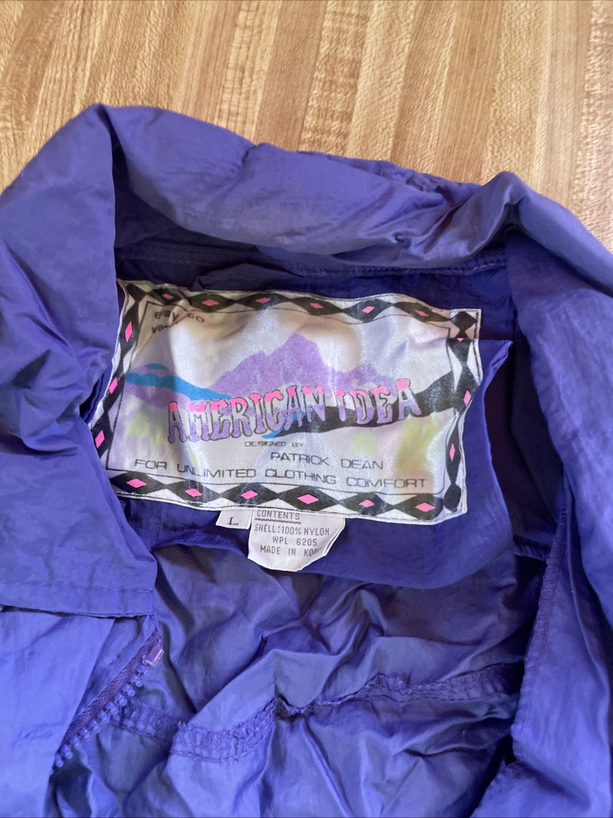 Vintage American Idea Windbreaker Large 