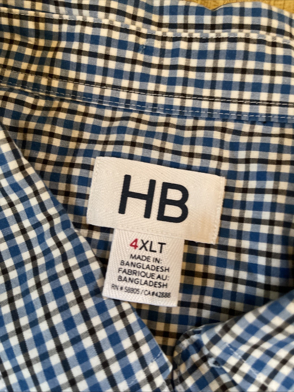 HB Button Down 4XLT