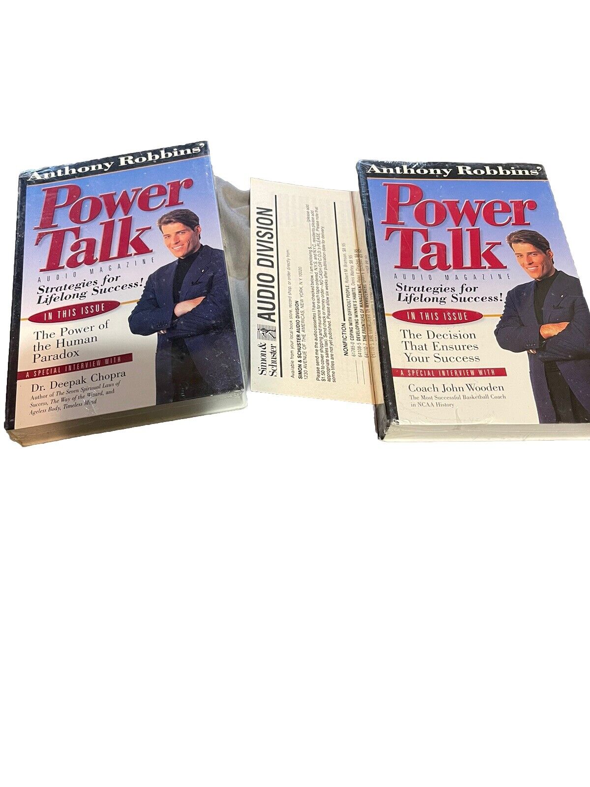 Anthony Robbins Power Talk Cassette Lot