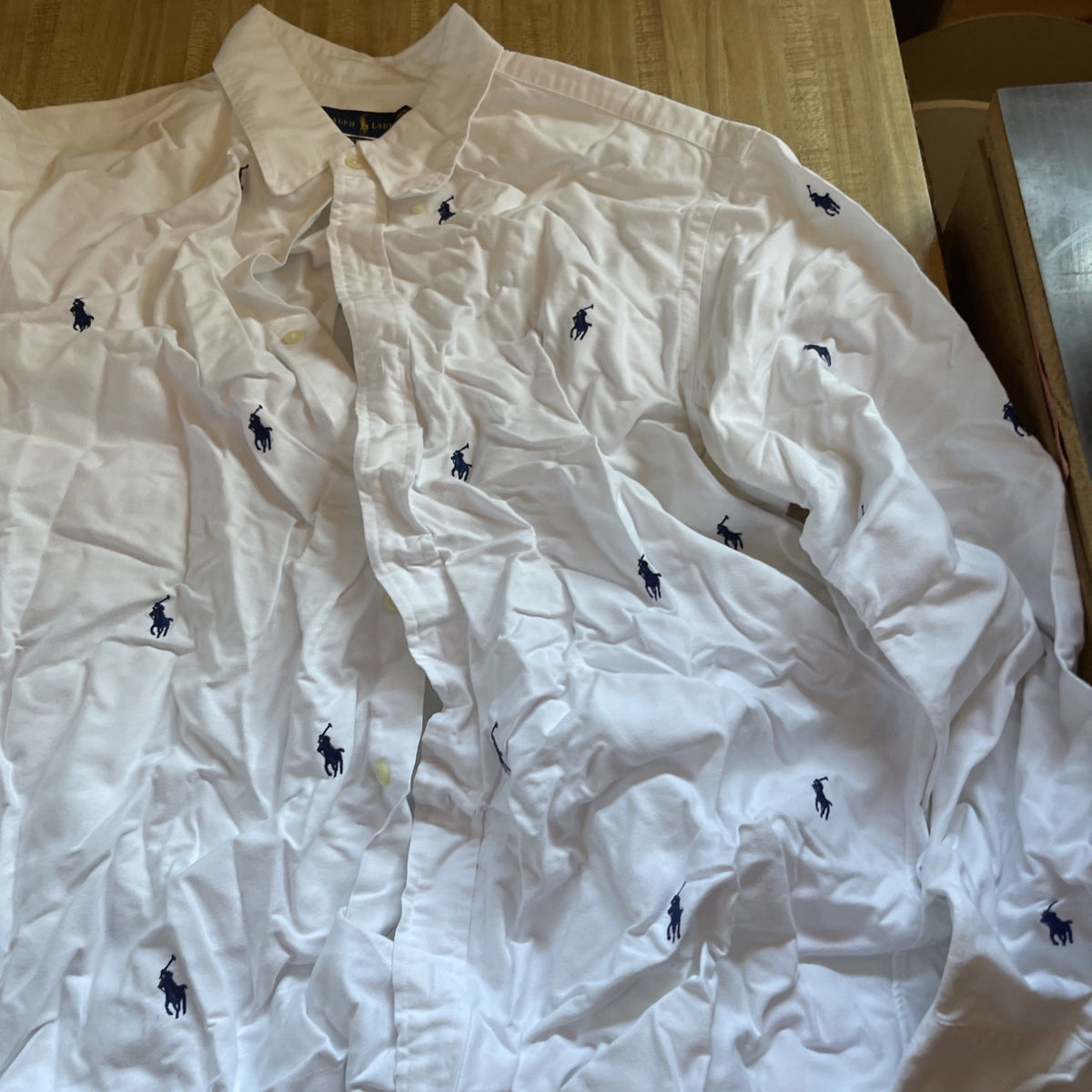 Ralph Lauren Pony AOP Button Down XL