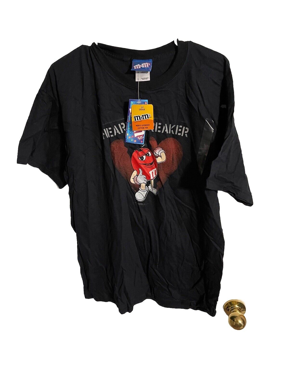 Deadstock New Old Stock M&Ms Heart Breakers T Shirt Large 