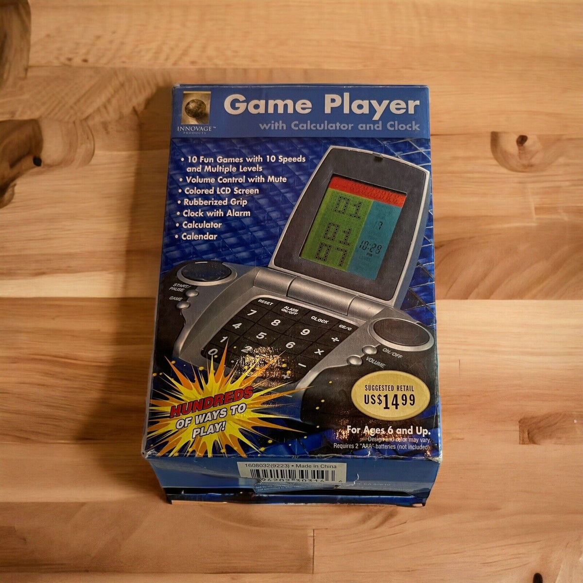 Innovage 2006 Portable Game Player with Calculator and Alarm Clock Handheld