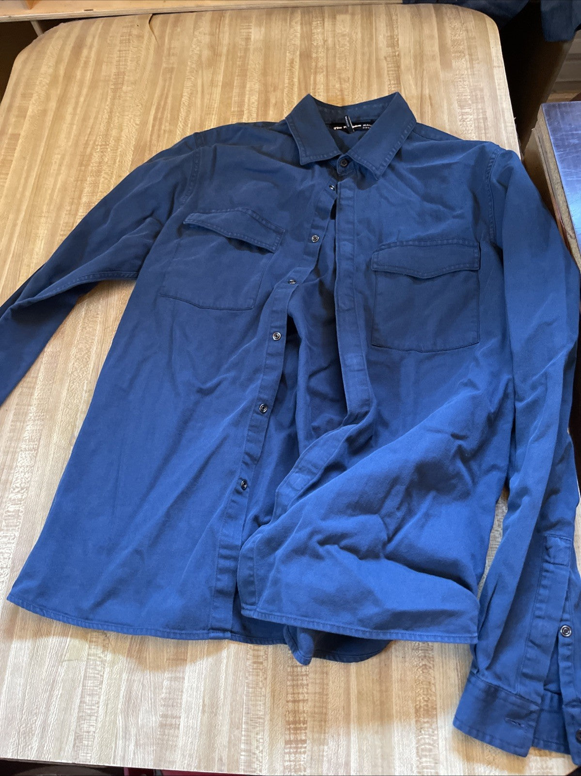 The Kooples Snap Button Shirt Large 