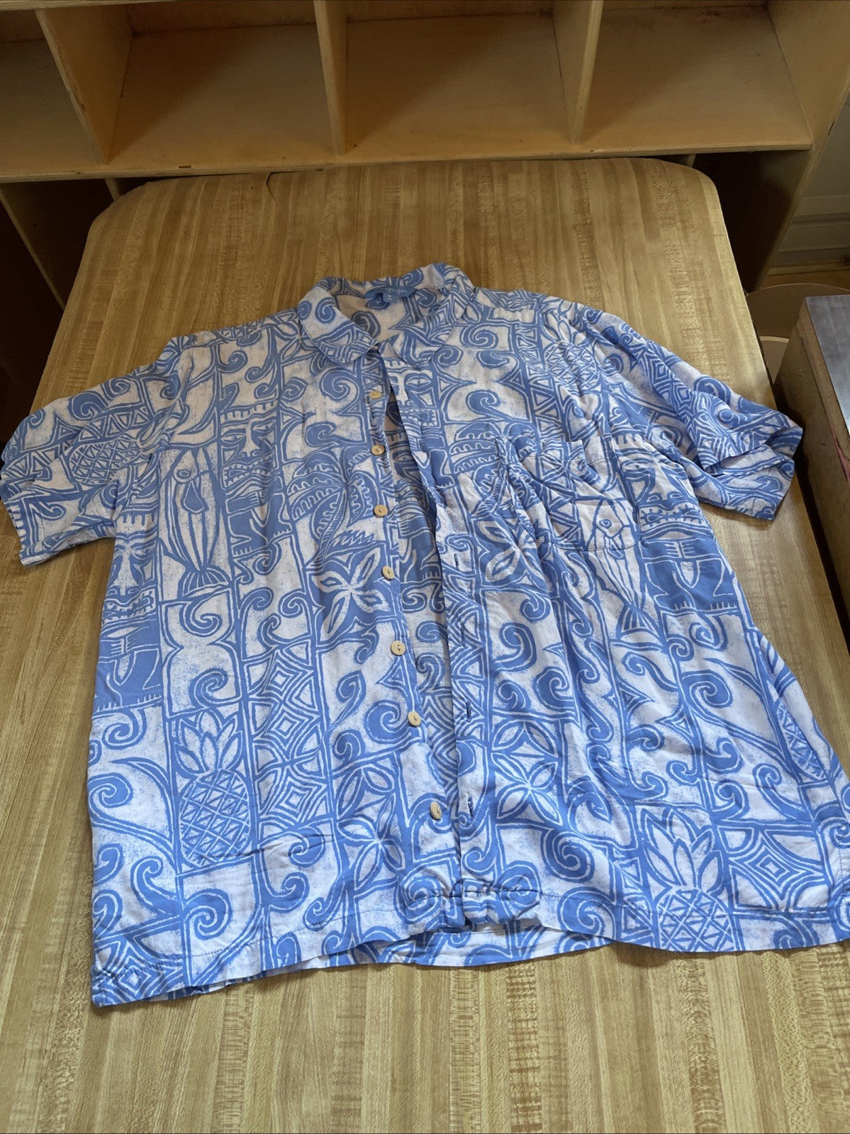 Blueginger Hawaiian Shirt Medium