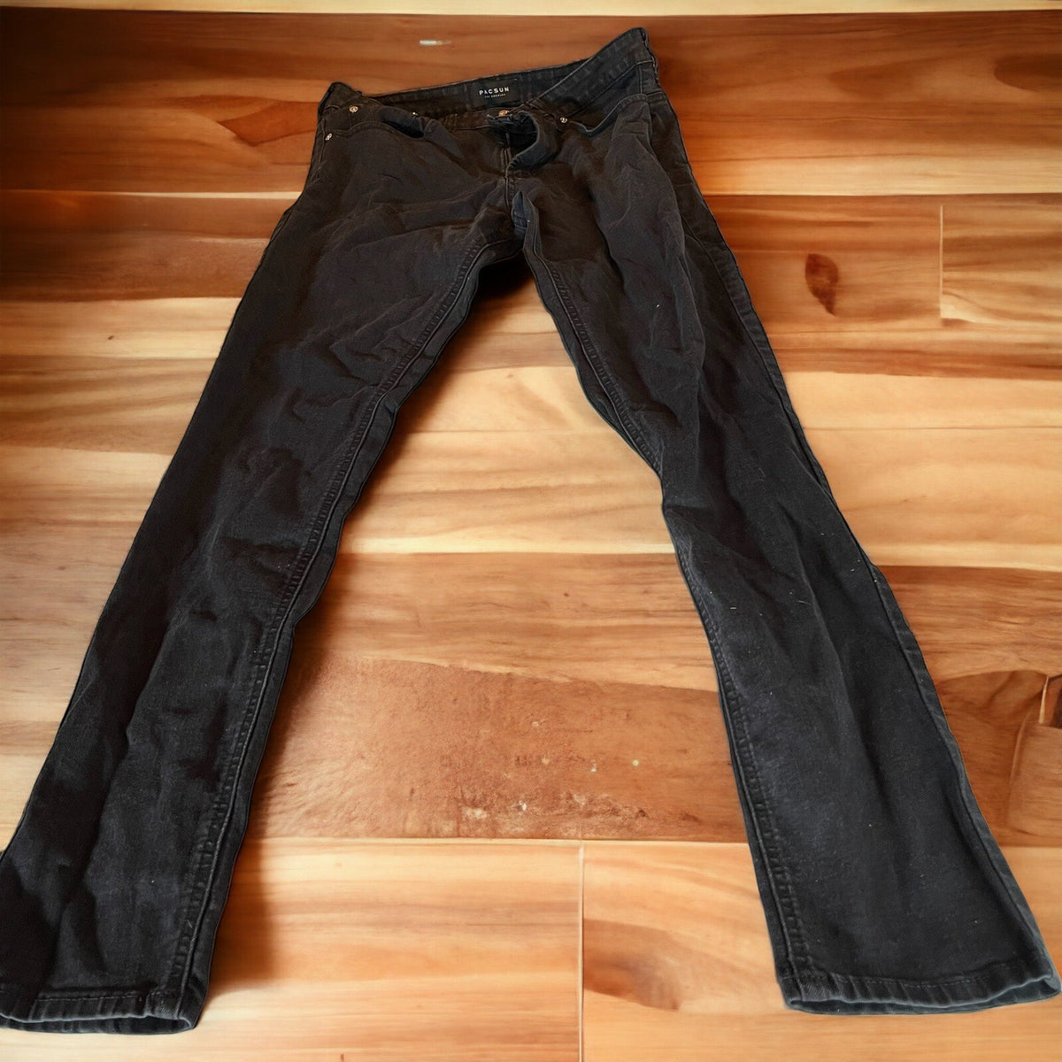 pacsun stacked skinny jeans 32 32