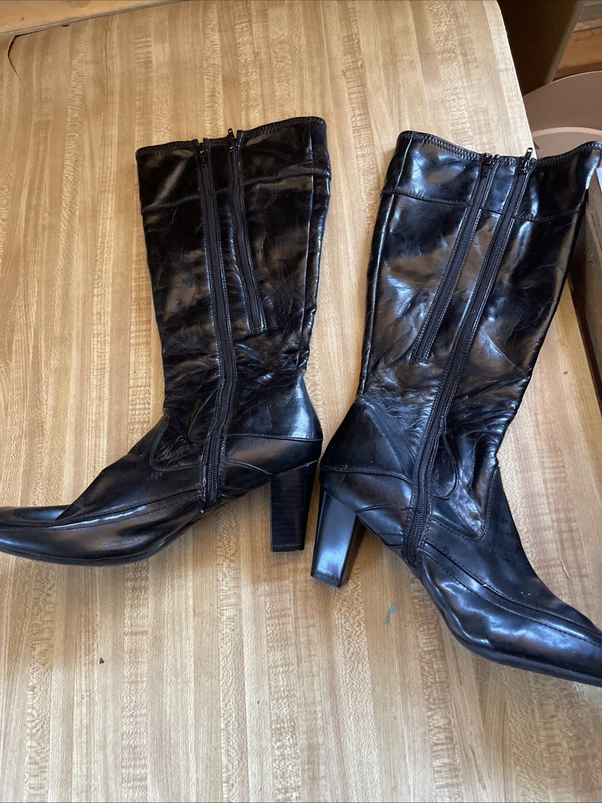 Aerosoles Knee High Side Zip Boots 8.5