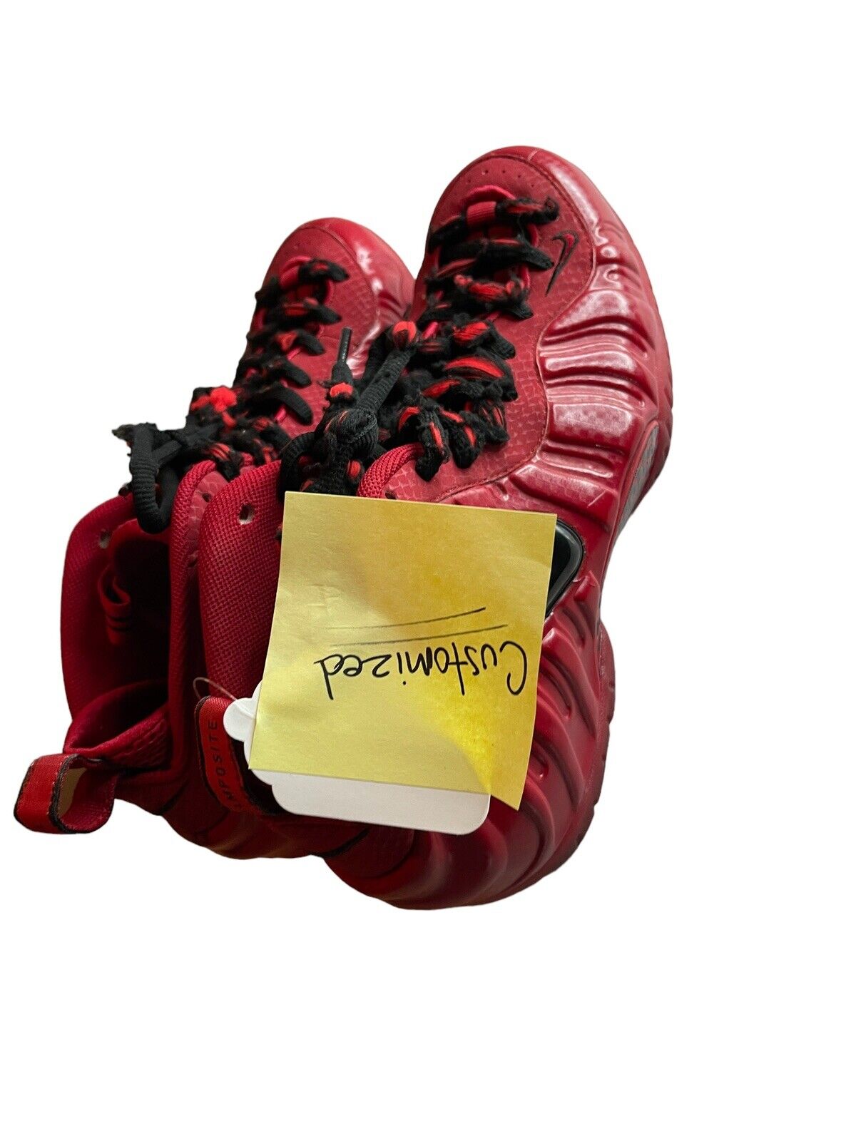 Nike Air Foamposite Pro Red October Custom Friday The 13th 10.5