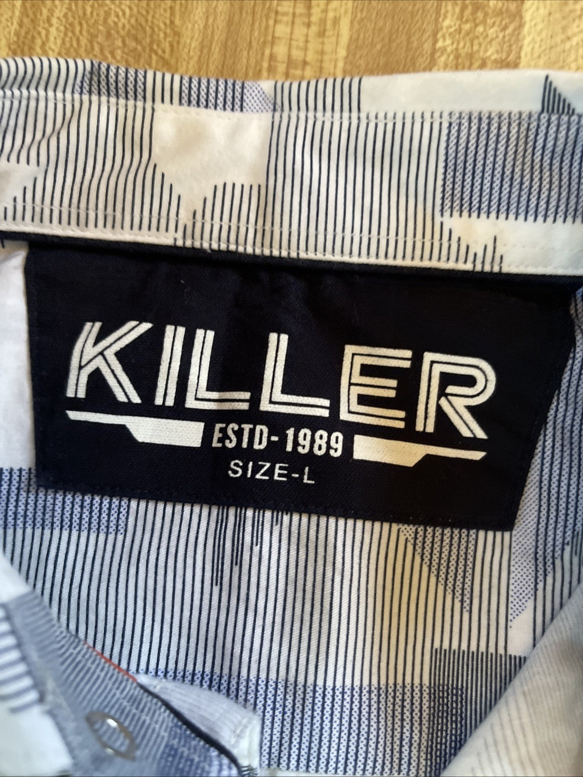 Killer Superior Casual Brand Button Up Large 