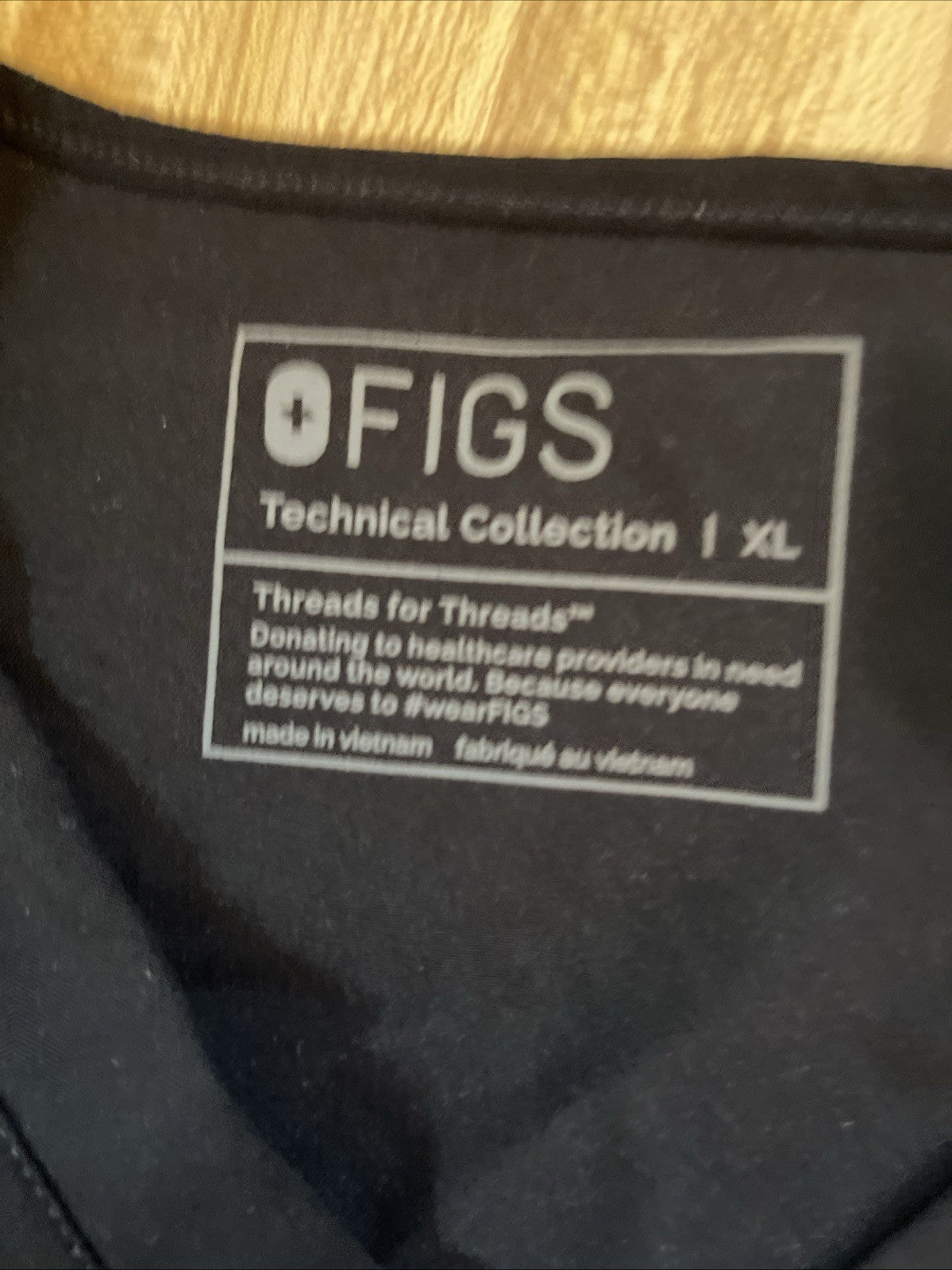 Figs Scrubs Top XL
