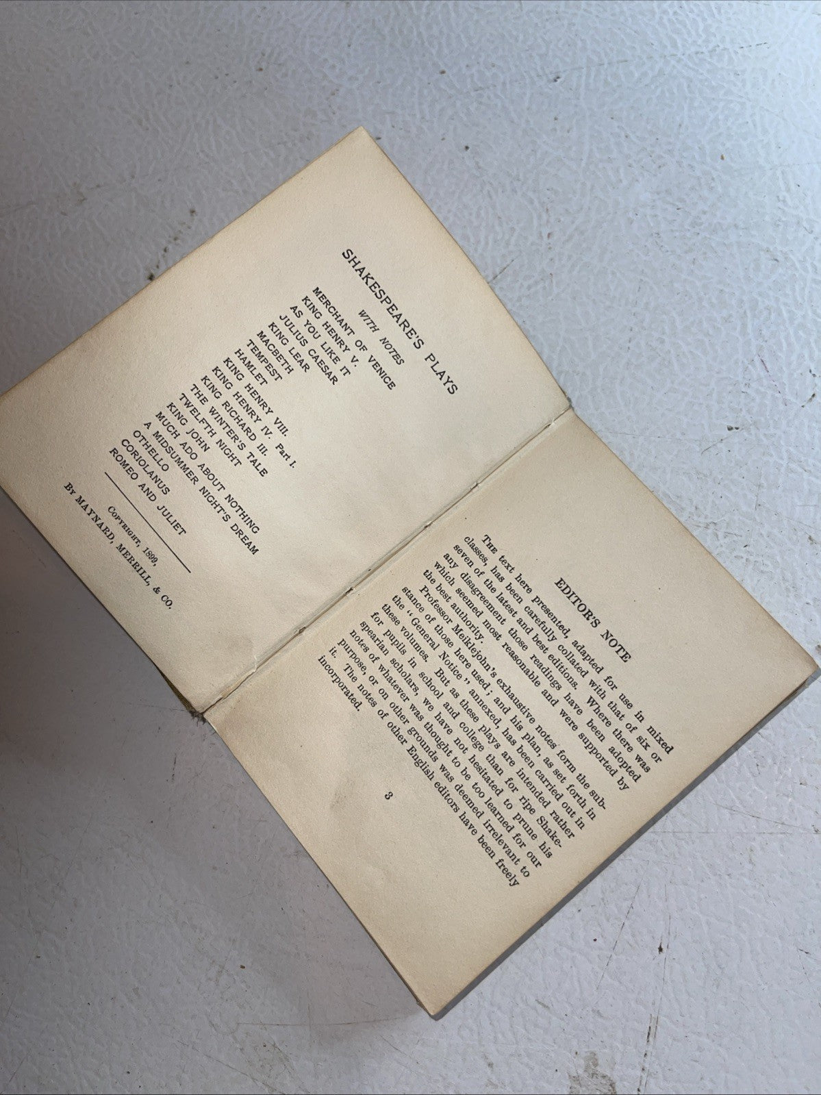 Shakespeare’s Merchant Of Venice Pocket Edition 