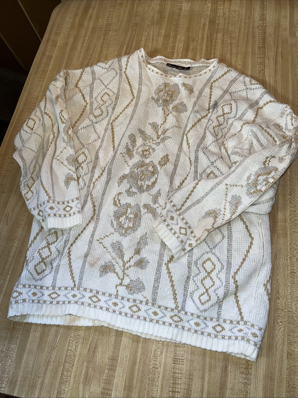 Vintage Dana Scott Sweater Large 