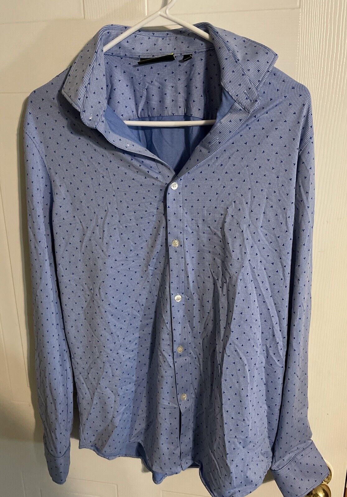 Murano Slim Fit Performance Shirt Large 