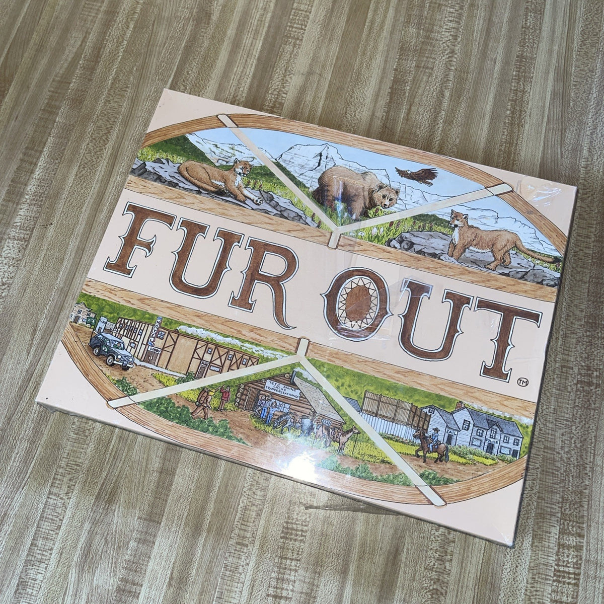 Vintage Fur Out Board Game 