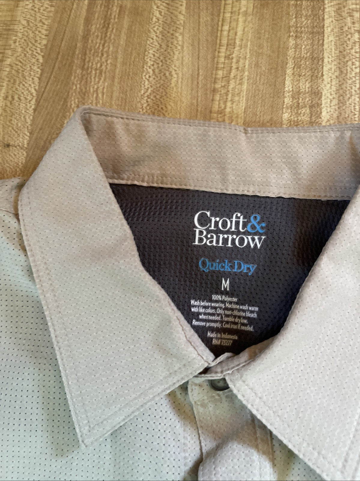 Croft & Barrow Quick Dry Shirt Medium 