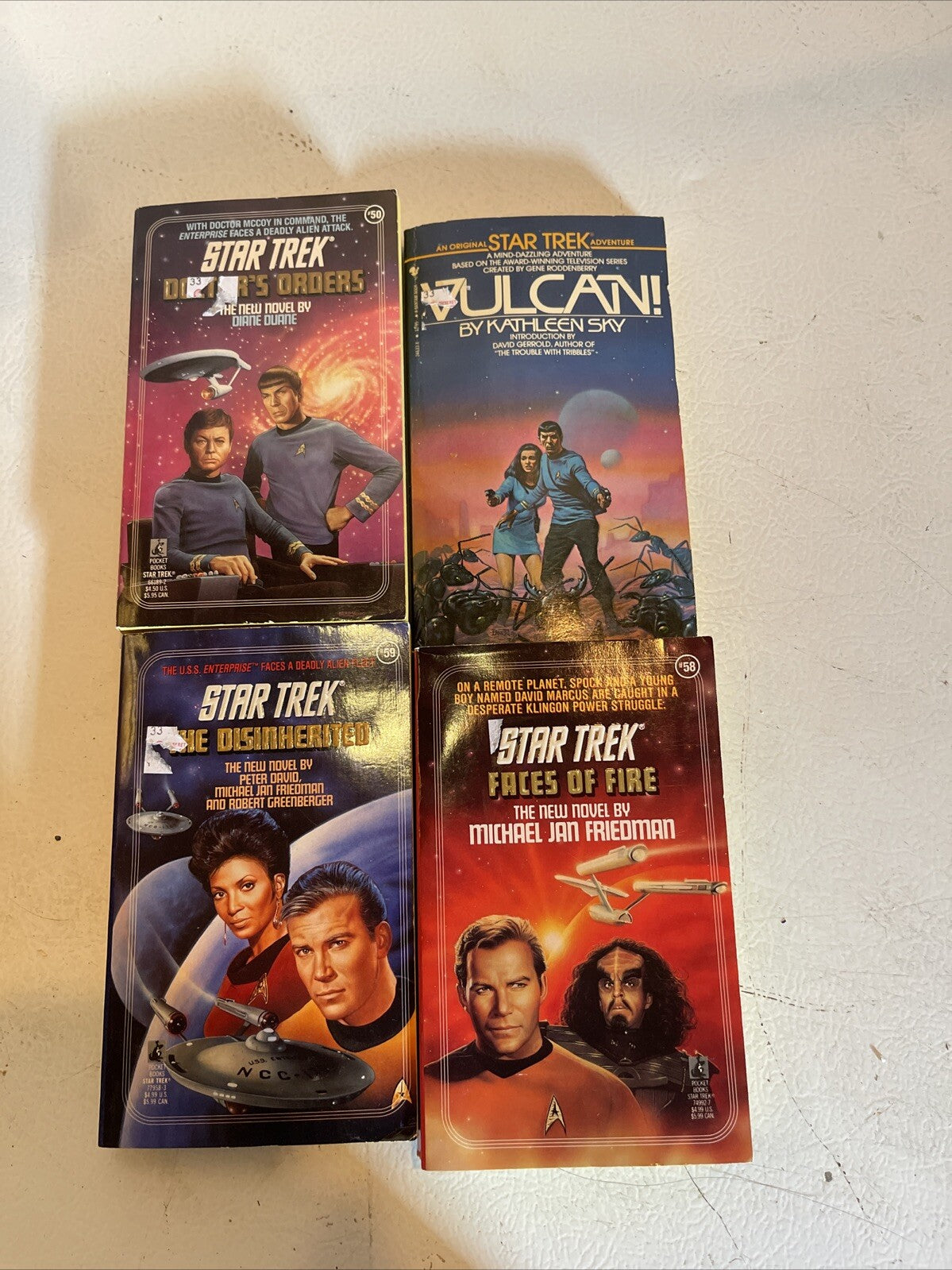 Massive Star Trek Book Lot