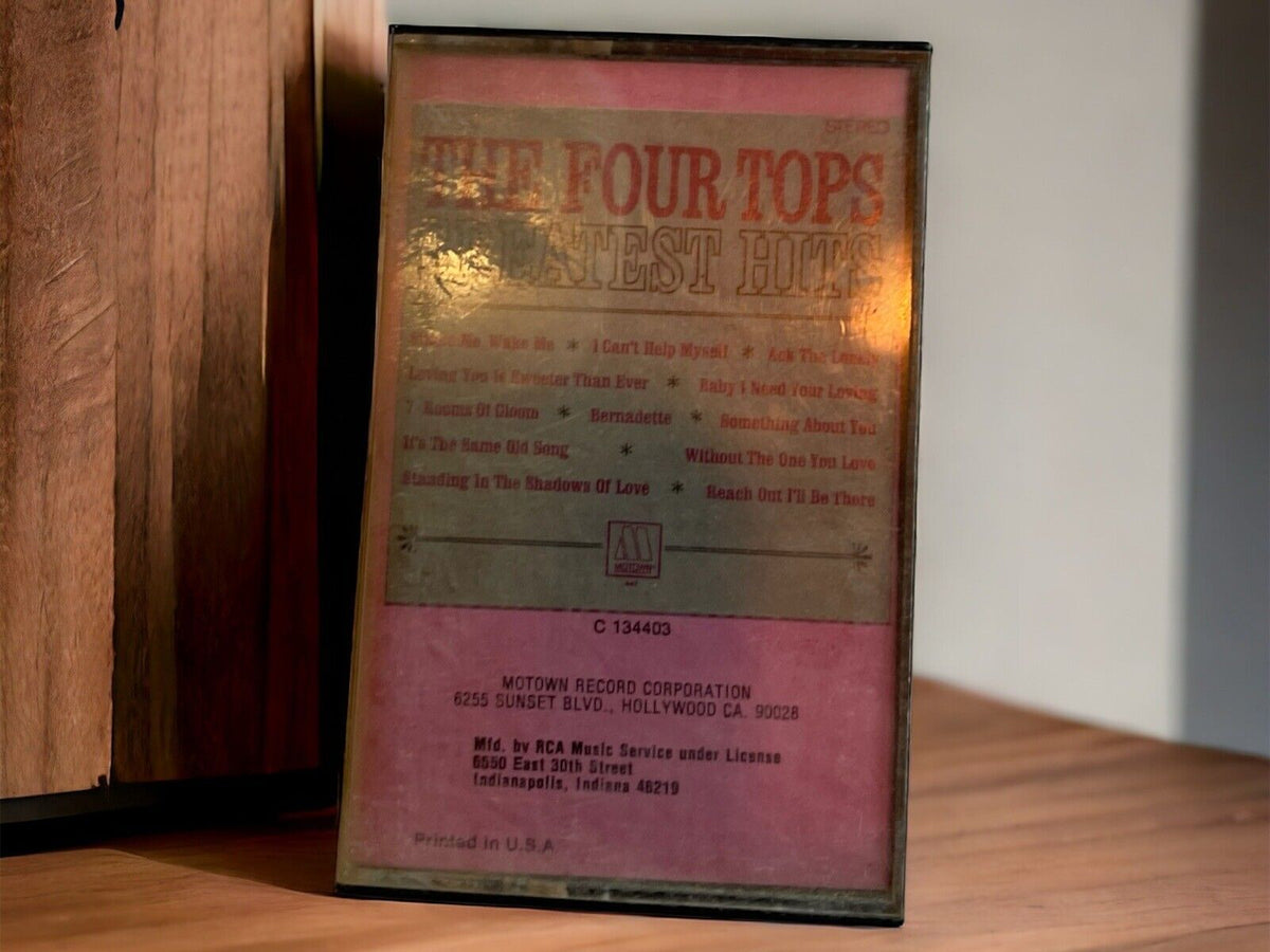 The Four Tops Greatest Hits Cassette 